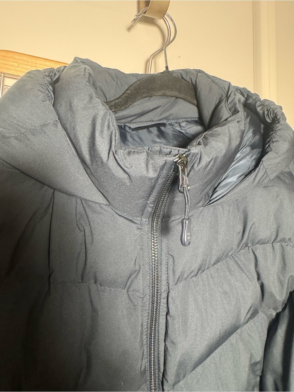 32 Degrees Men’s Blue Hooded Quilted Puffer Jacket Full Zip Polyester XL - Picture 4 of 9
